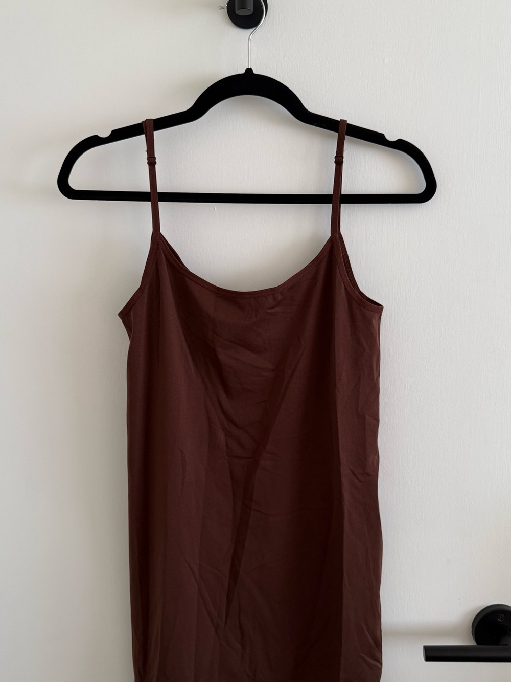 Nine West Essentials Set of Three Reversible Tank Camisoles - Tan, Brown, Black - Picture 4 of 8